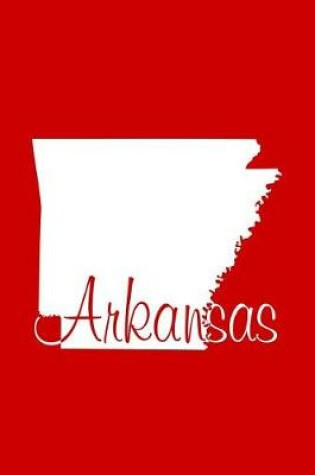 Cover of Arkansas - Red Lined Notebook with Margins