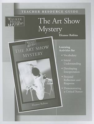 Book cover for The Art Show Mystery Teacher Resource Guide