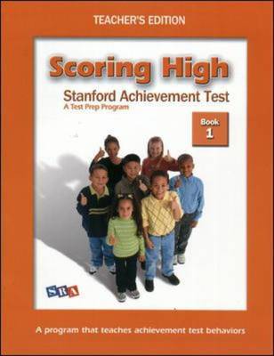 Book cover for Scoring High on the MAT 8 with Poster - Grade 1