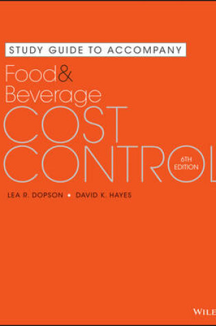 Cover of Study Guide to accompany Food and Beverage Cost Control, 6e