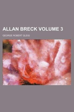 Cover of Allan Breck Volume 3