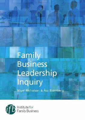 Book cover for Family Business Leadership Inquiry
