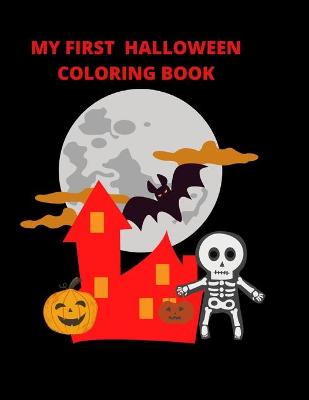 Book cover for My First Halloween Coloring Book