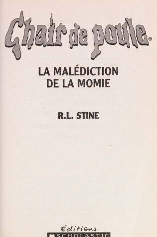 Cover of La Mal?diction de la Momie