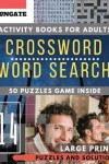 Book cover for Large print Crossword and Word Search