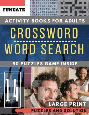 Book cover for Large print Crossword and Word Search
