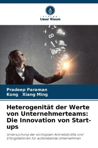 Cover of Heterogenität der Werte von Unternehmerteams