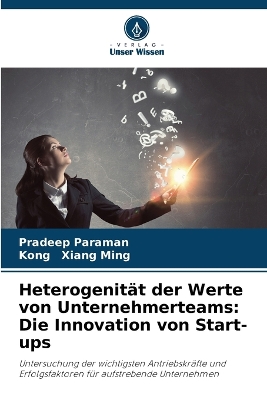 Book cover for Heterogenität der Werte von Unternehmerteams