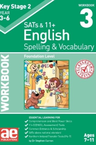 Cover of KS2 Spelling & Vocabulary Workbook 3