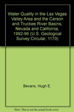 Cover of Water Quality in the Las Vegas Valley Area and the Carson and Truckee River Basins, Nevada and California, 1992-96