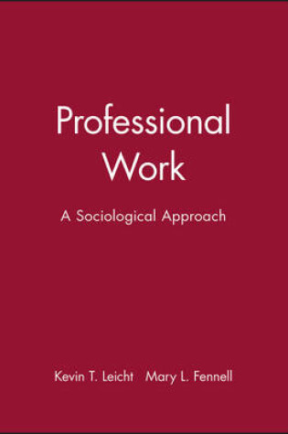 Cover of Professional Work