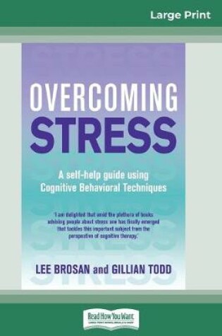 Cover of Overcoming Stress (16pt Large Print Edition)