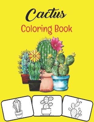 Book cover for Cactus Coloring Book