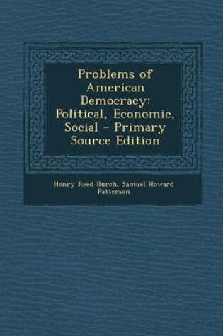 Cover of Problems of American Democracy