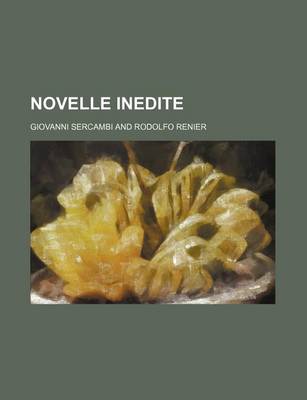 Book cover for Novelle Inedite