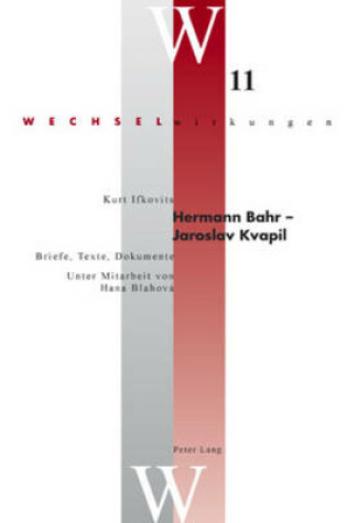 Cover of Hermann Bahr - Jaroslav Kvapil