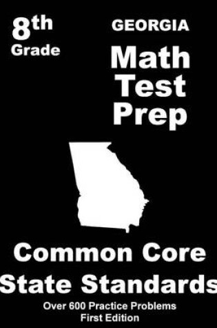 Cover of Georgia 8th Grade Math Test Prep