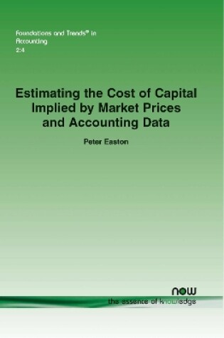 Cover of Estimating the Cost of Capital Implied by Market Prices and Accounting Data