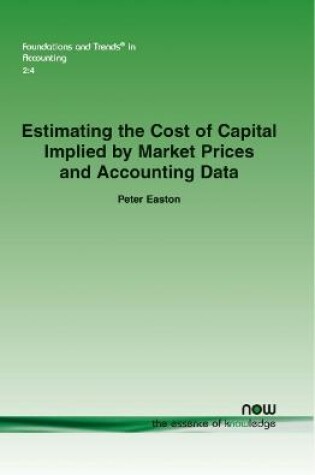 Cover of Estimating the Cost of Capital Implied by Market Prices and Accounting Data