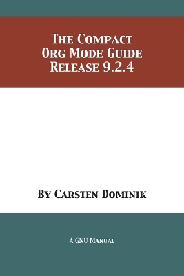 Book cover for The Compact Org Mode Guide