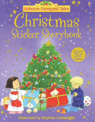 Book cover for Christmas Sticker Storybook