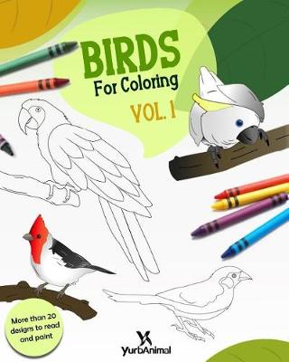 Book cover for Birds for Coloring Vol.1