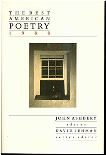 Book cover for The Best American Poetry, 1988