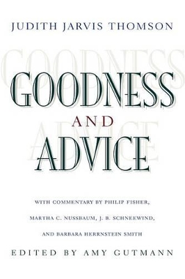 Cover of Goodness and Advice