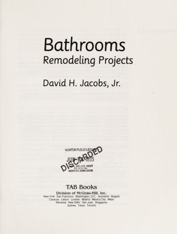 Book cover for Bathrooms