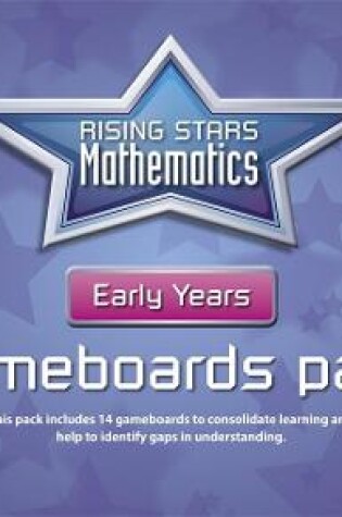 Cover of Rising Stars Mathematics Early Years Gameboards