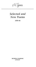 Book cover for Selected and New Poems, 1939-84