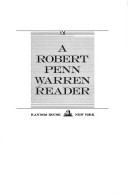 Book cover for Robert Penn Warren Reader