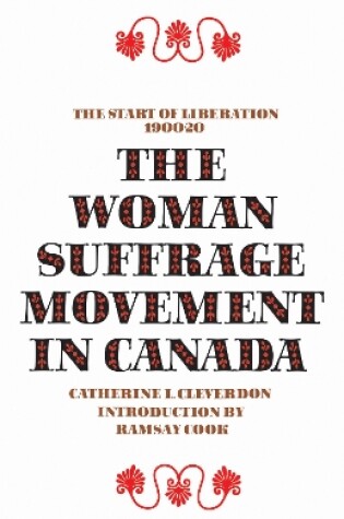 Cover of Woman Suffrage Movement in Canada