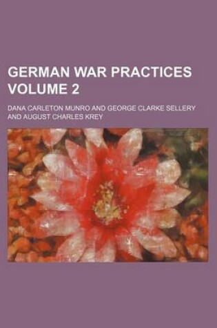 Cover of German War Practices Volume 2