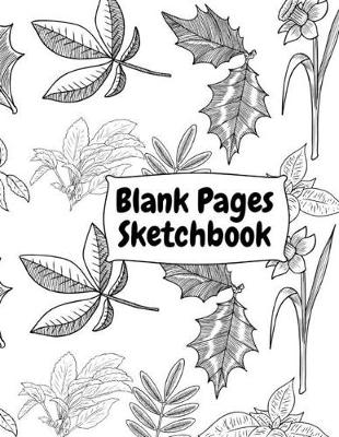 Book cover for Blank Pages Sketchbook