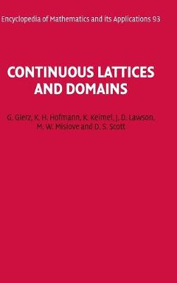 Cover of Continuous Lattices and Domains