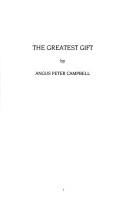 Book cover for Greatest Gift