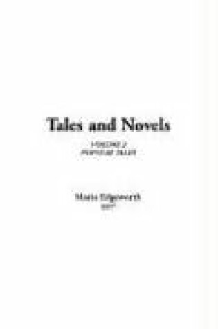 Cover of Tales and Novels, V2