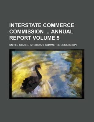 Book cover for Interstate Commerce Commission Annual Report Volume 5