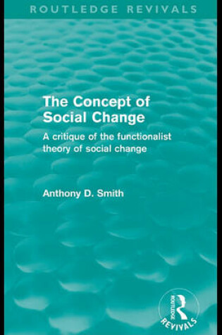 Cover of Concept of Social Change