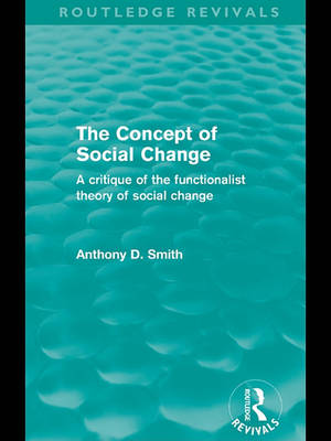 Book cover for Concept of Social Change