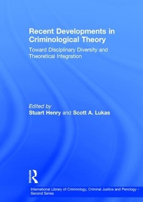 Cover of Recent Developments in Criminological Theory