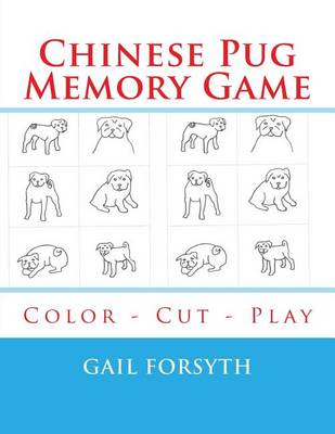 Book cover for Chinese Pug Memory Game