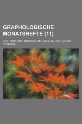 Cover of Graphologische Monatshefte (11)