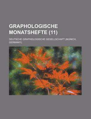 Book cover for Graphologische Monatshefte (11)
