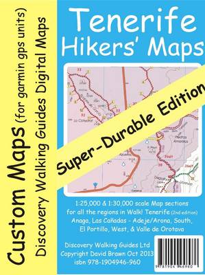Book cover for Tenerife Hikers Custom Maps