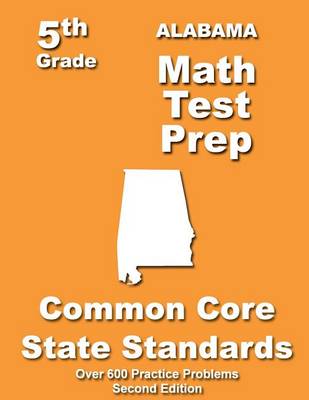 Book cover for Alabama 5th Grade Math Test Prep