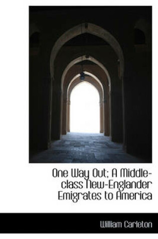 Cover of One Way Out; A Middle-Class New-Englander Emigrates to America