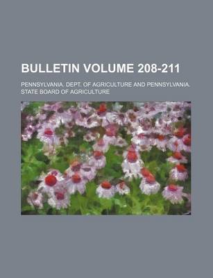 Book cover for Bulletin Volume 208-211