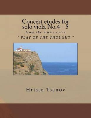 Book cover for Concert etudes for solo viola No.4 - 5